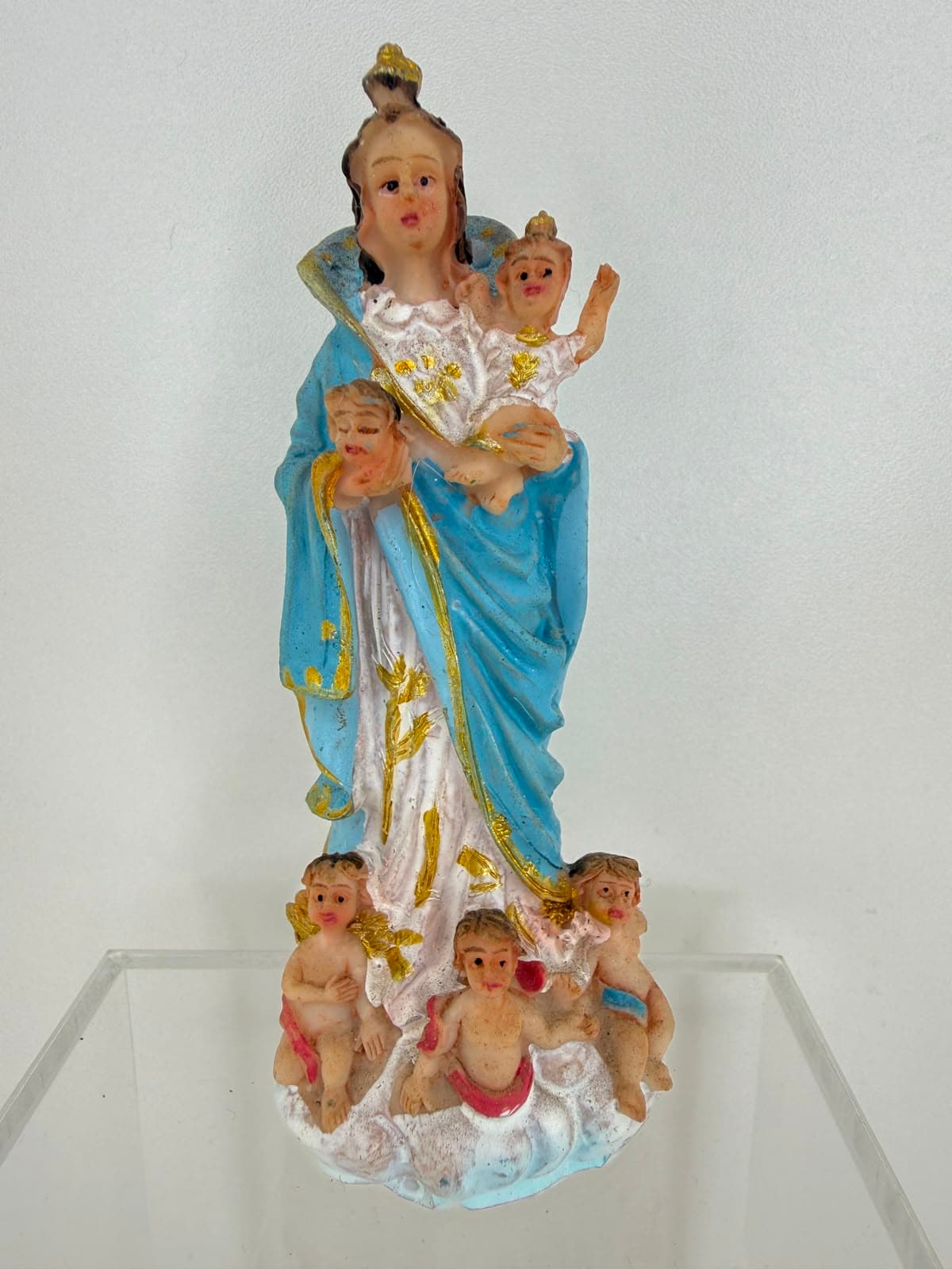 NOSSA SENHORA DA CABEÇA RESINA SEM PEDESTAL - 9CM