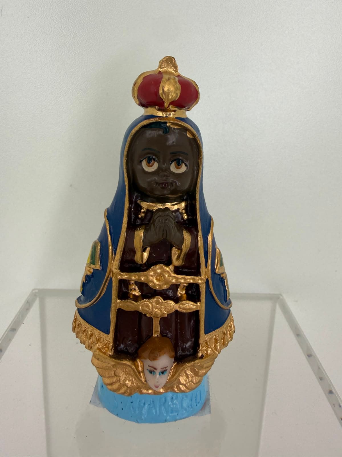 NOSSA SENHORA APARECIDA CRIANÇA RESINA - 7CM