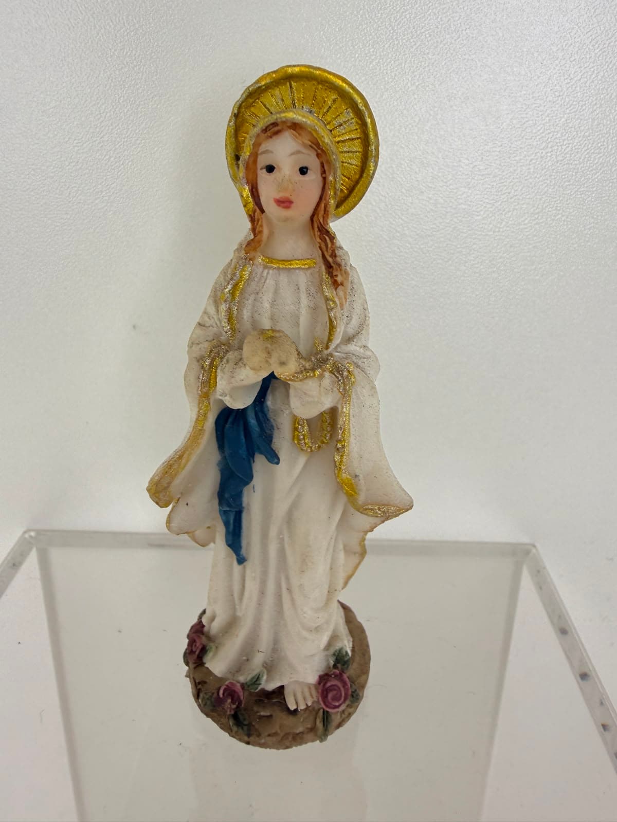 NOSSA SENHORA DE LOURDES RESINA - 7 CM