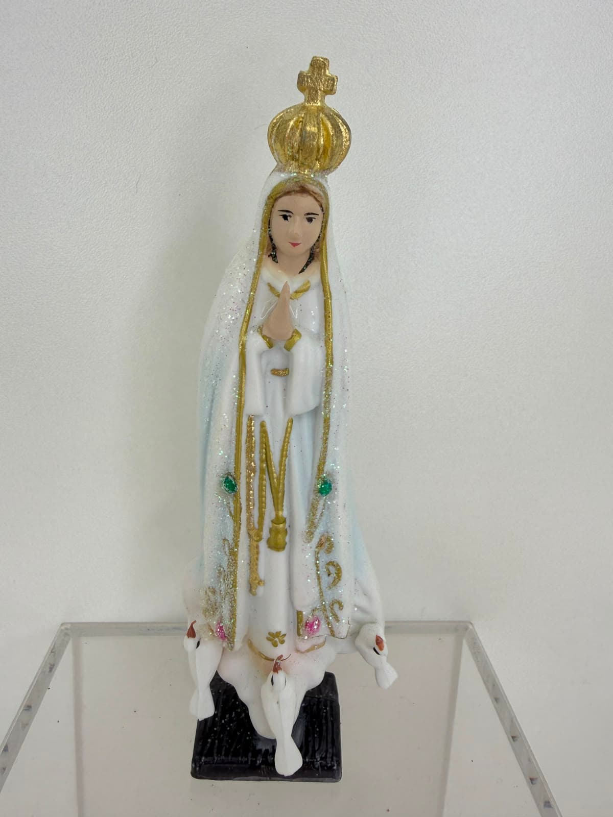 NOSSA SENHORA DE FÁTIMA  RESINA - 11 CM