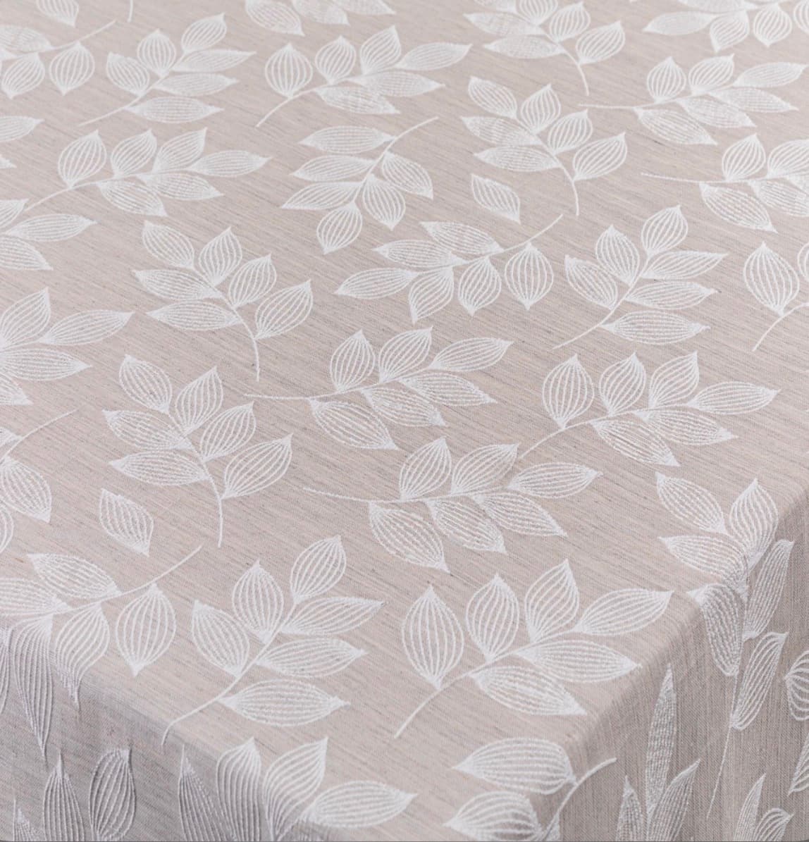 Toalha de Mesa Redonda 180 cm Natural