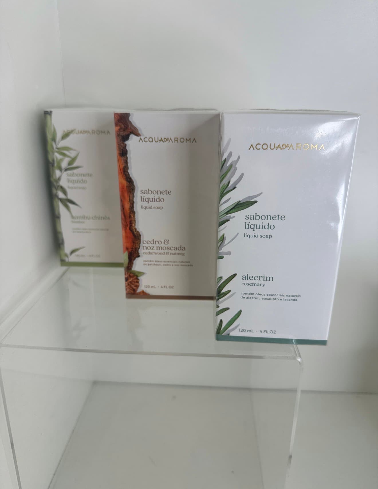 Sabonete Líquido AquadoRoma - Bambu  - 120 ml