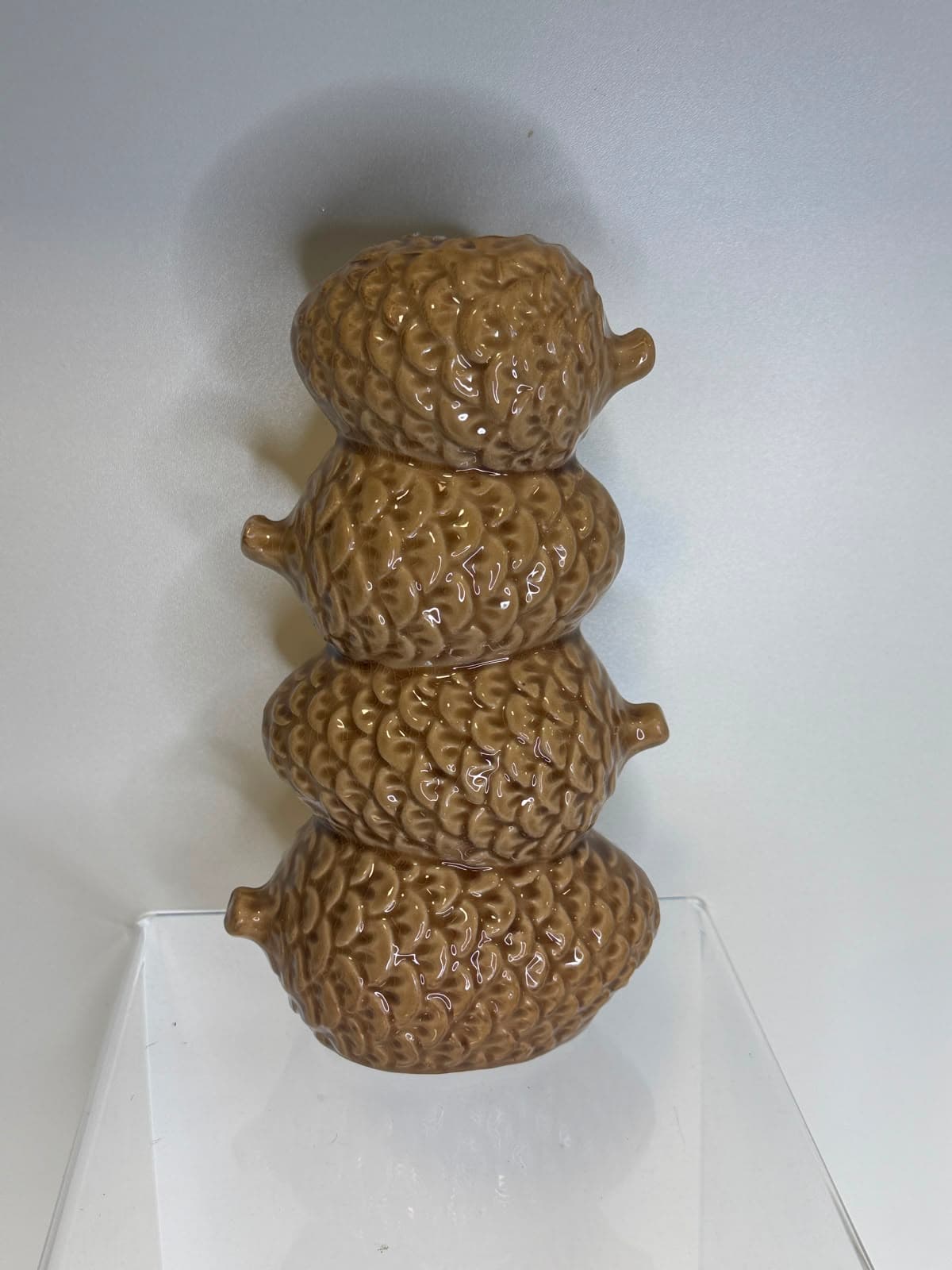 VASO PINHA CERAMICA -  13X10X24CM