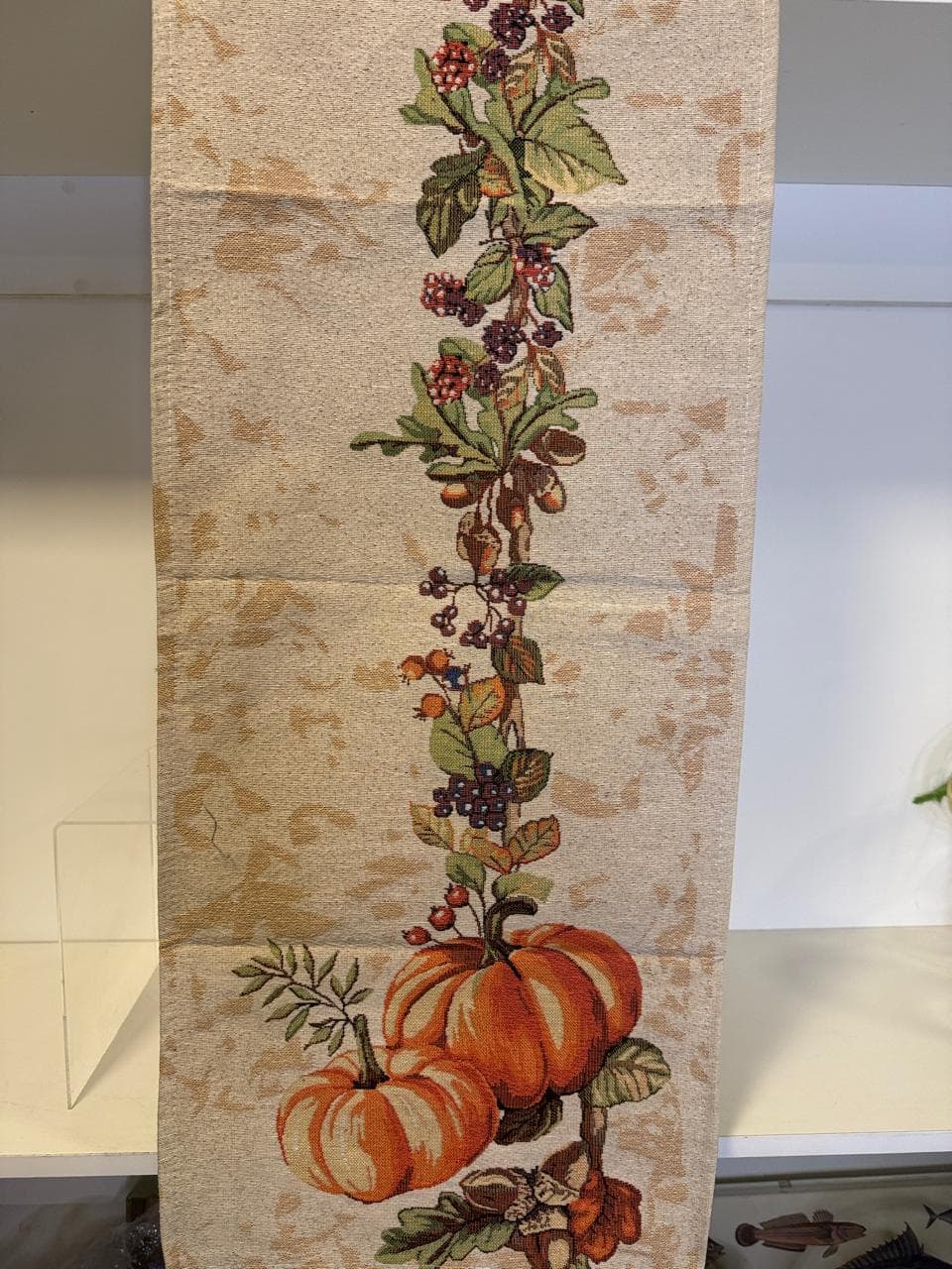 CAMINHO MESA GOBELIN ABOBORA - 33X180CM